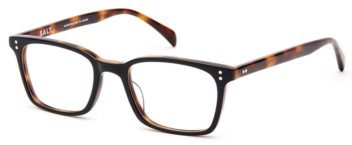 Alexander Daas - SALT Optics Gunderson Eyeglasses - Black Oak - Side View