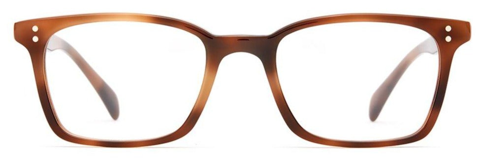 Alexander Daas - SALT Optics Gunderson Eyeglasses - Cognac - Front View