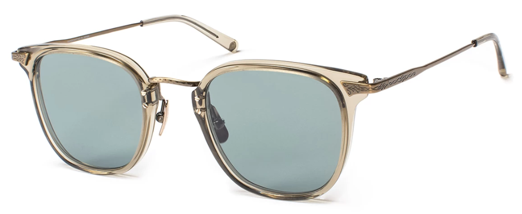 Alexander Daas - SALT Optics Hamilton Sunglasses - Tea & Antique Gold - Side View