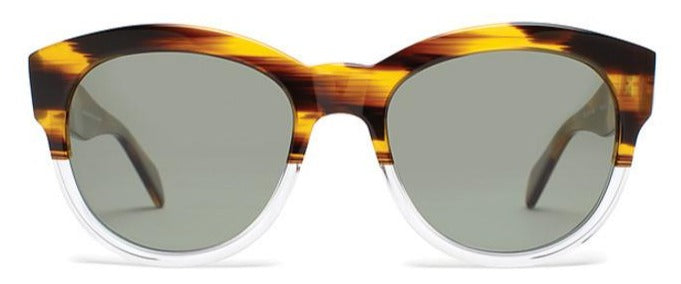 Alexander Daas - SALT Optics Hayley Sunglasses - Oiled Bark Fade - Front View