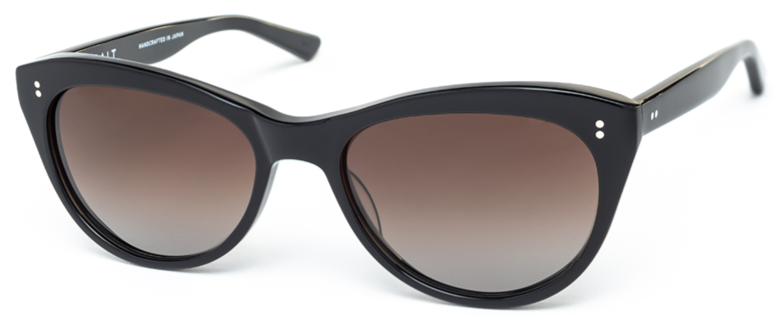 Alexander Daas - SALT Optics Hillier Sunglasses - Black & Brown Gradient - Side View