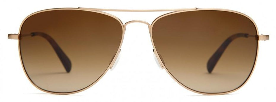 Alexander Daas - SALT Optics Hirschfelder Sunglasses - Brushed Honey Gold - Front View