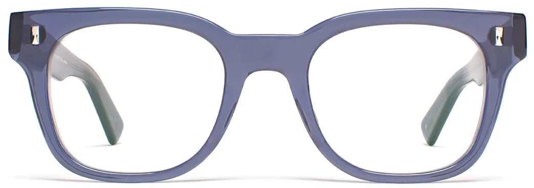 Alexander Daas - SALT Optics Jennings Eyeglasses - Indigo Blue - Front View