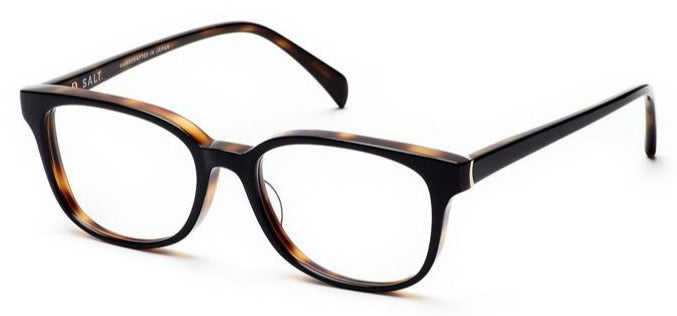 Alexander Daas - SALT Optics Karen Eyeglasses - Black Oak - Side View