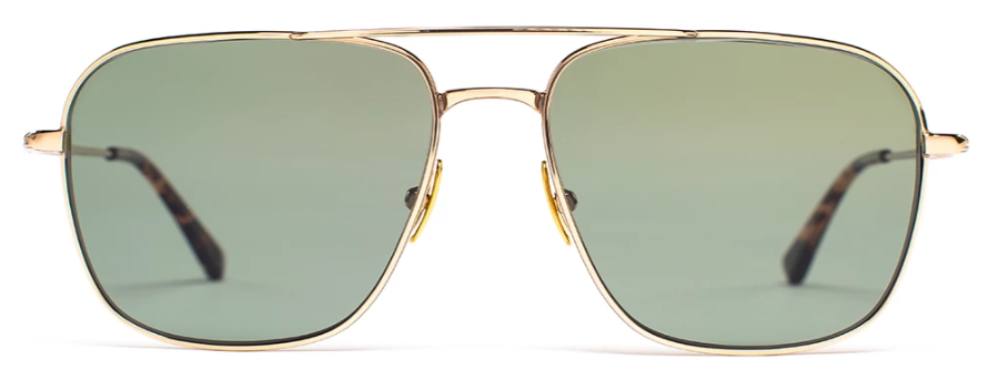 Alexander Daas - SALT Optics Leland Sunglasses - Honey Gold - Front View