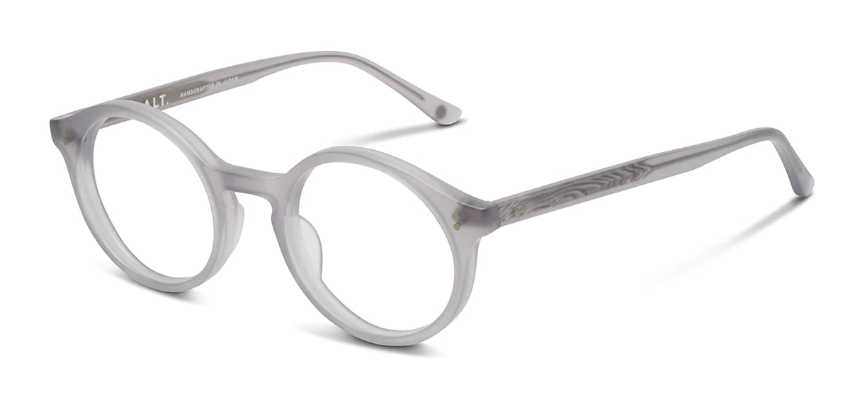 Alexander Daas - SALT Optics Lewis Eyeglasses - Matte Smoke Grey - Side View