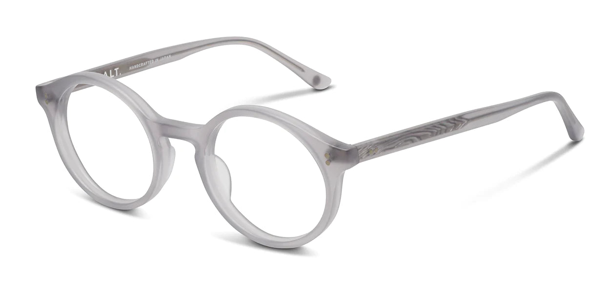 Alexander Daas - SALT Optics Lewis Eyeglasses - Matte Smoke Grey - Side View