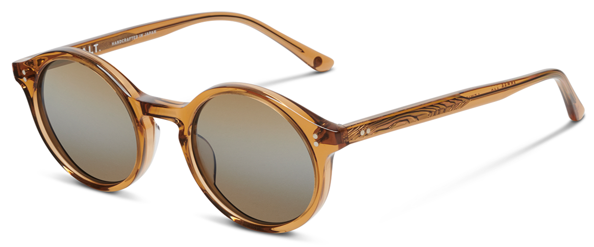 Alexander Daas - SALT Optics Lewis Sunglasses - Whiskey - Side View