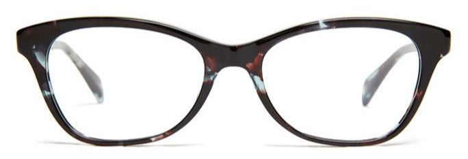 Alexander Daas - SALT Optics Lileo Eyeglasses - Vintage Blue Tortoise - Front View