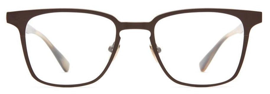 Alexander Daas - SALT Optics Lou Eyeglasses - Turkish Coffee - Front View
