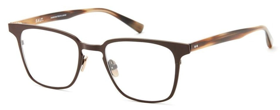 Alexander Daas - SALT Optics Lou Eyeglasses - Turkish Coffee - Side View