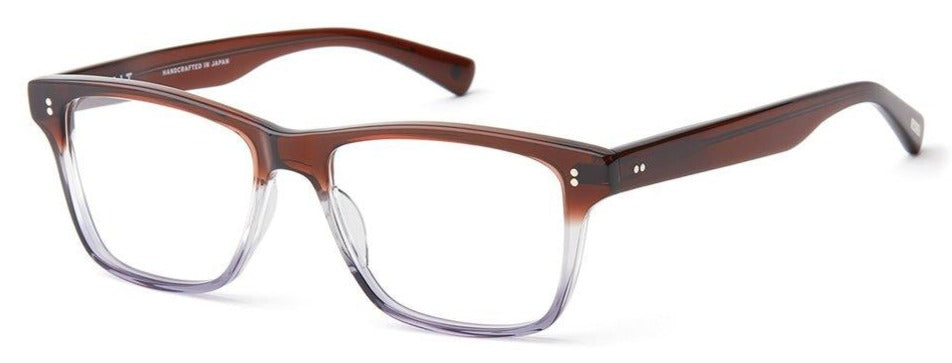 Alexander Daas - SALT Optics Marty Eyeglasses - Chestnut & Dusk - Side View