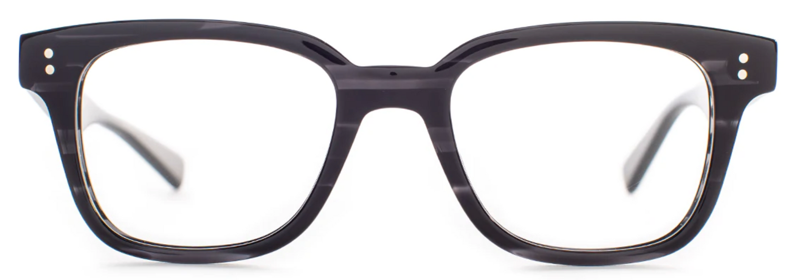 Alexander Daas - SALT Optics Max Eyeglasses - Black Sand - Front View