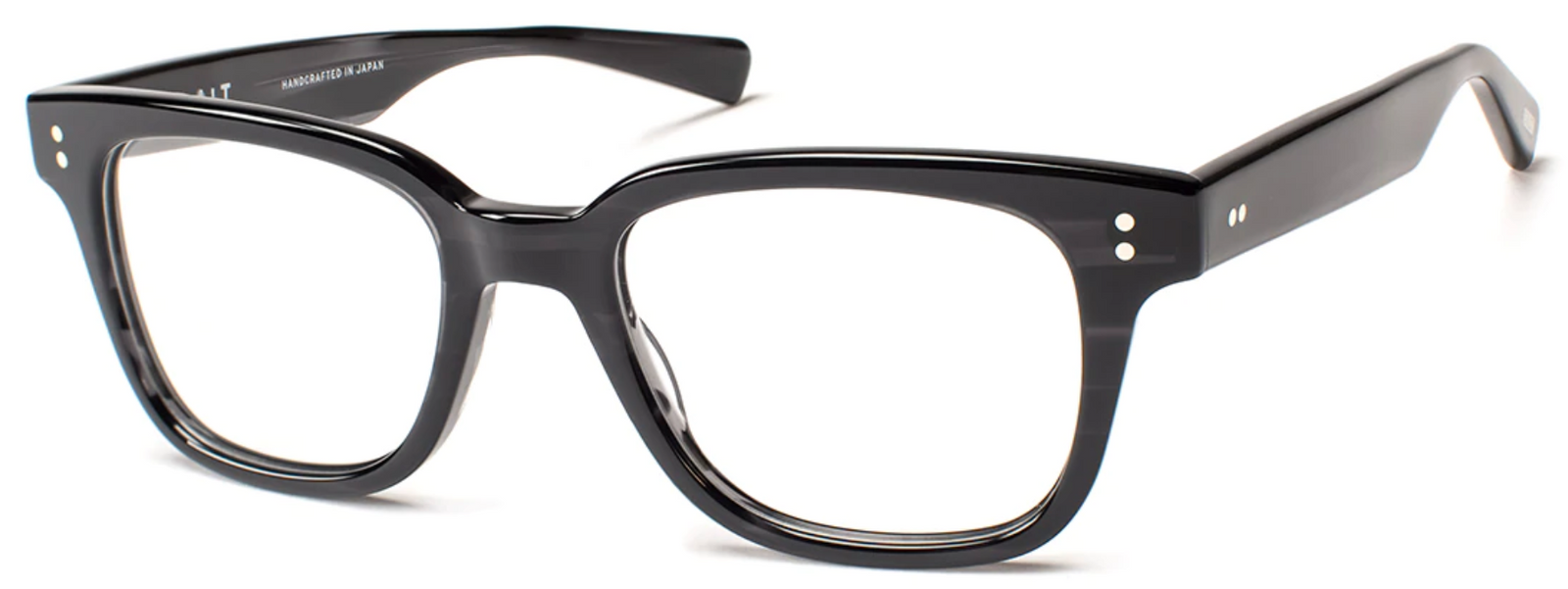 Alexander Daas - SALT Optics Max Eyeglasses - Black Sand - Side View