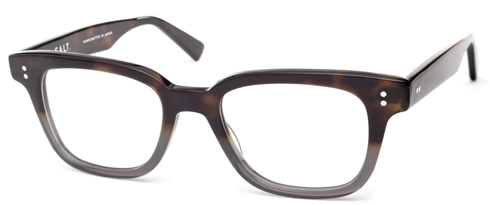Alexander Daas - SALT Optics Max Eyeglasses - Earth Gray - Side View