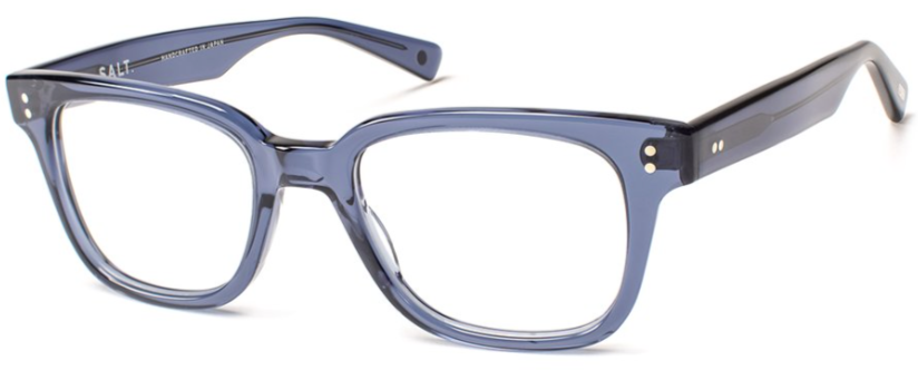Alexander Daas - SALT Optics Max Eyeglasses - Indigo Blue - Side View