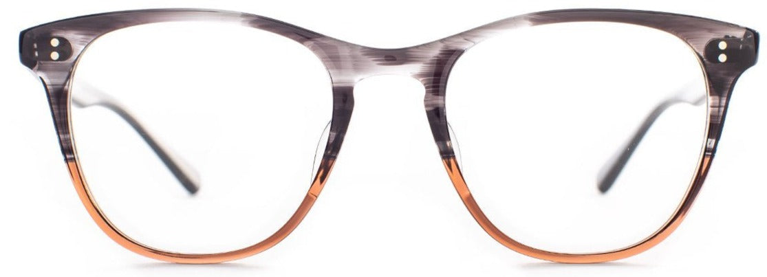 Alexander Daas - SALT Optics Meg Eyeglasses - Grey Cinnamon - Front View