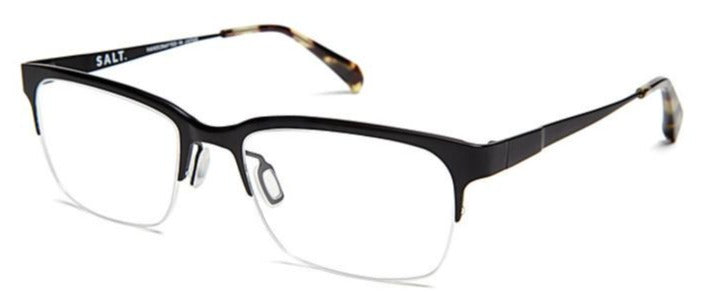 Alexander Daas - SALT Optics Nathan Eyeglasses - Black Sand - Side View