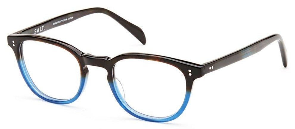 Alexander Daas - SALT Optics Ned Eyeglasses - Earth Blue - Side View