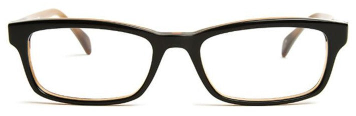 Alexander Daas - SALT Optics Paxton Eyeglasses - Black Coffee - Front View