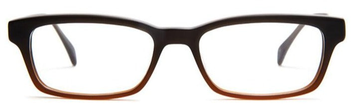 Alexander Daas - SALT Optics Paxton Eyeglasses - Matte Tobacco & Brown - Front View