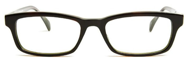 Alexander Daas - SALT Optics Paxton Eyeglasses - Tweed & Moss - Front View