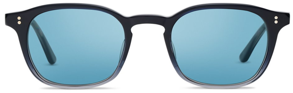 Alexander Daas - SALT Optics Quinn Sunglasses - Coastal Fog &amp; Deep Blue - Front View