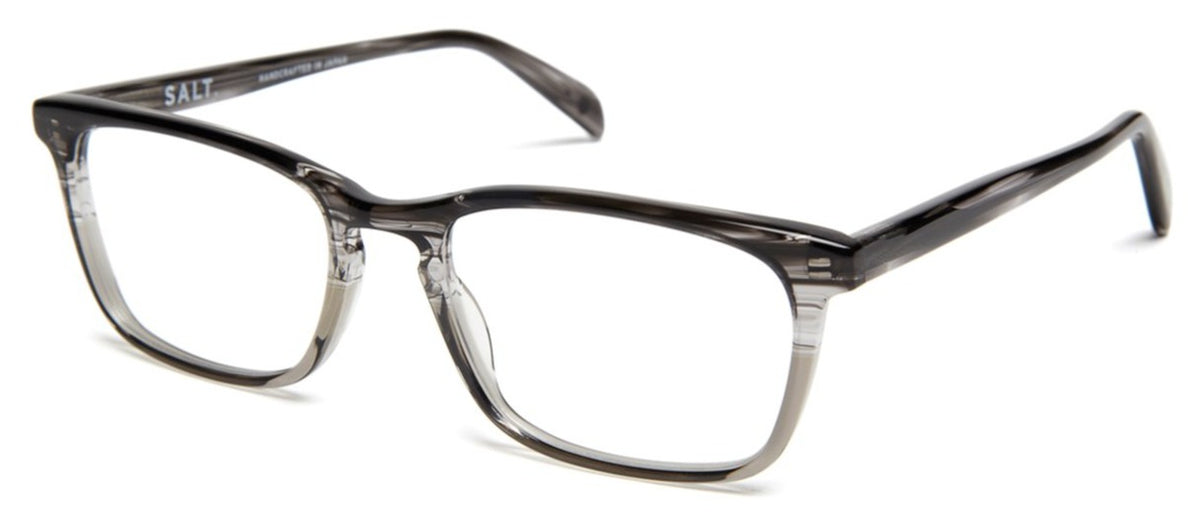 Alexander Daas - SALT Optics Reid Eyeglasses - Asphalt Grey - Side View