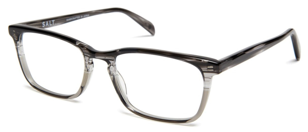 Alexander Daas - SALT Optics Reid Eyeglasses - Asphalt Grey - Side View