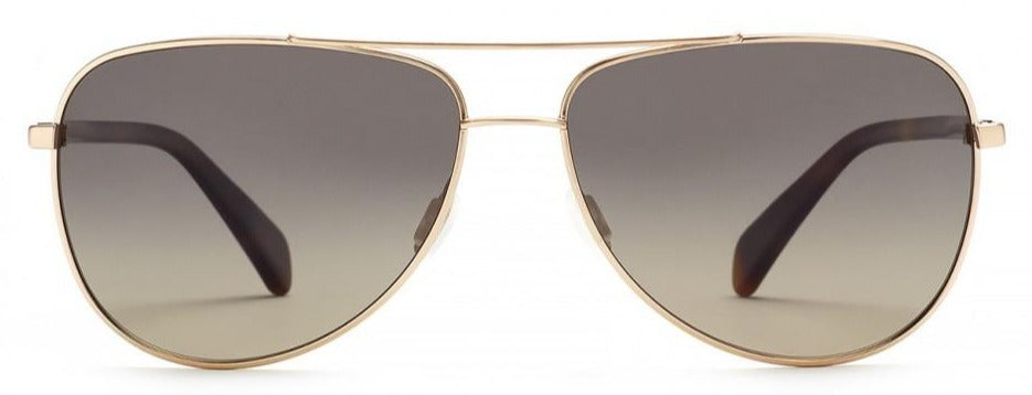 Alexander Daas - SALT Optics Rex Sunglasses - Brushed Honey Gold - Front View