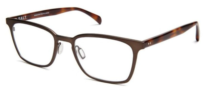 Alexander Daas - SALT Optics Ron Eyeglasses - Tawny Brown - Side View