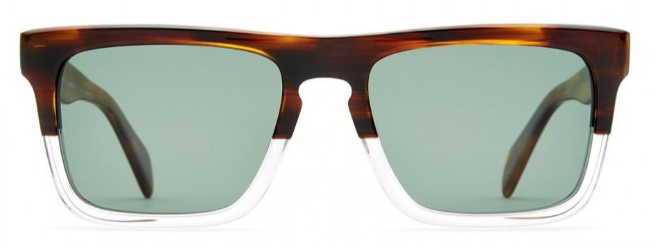 Alexander Daas - SALT Optics Roy Sunglasses - Oil Bark Fade - Front View