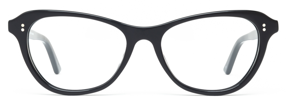 Alexander Daas - SALT Optics Sandia Eyeglasses - Black - Front View