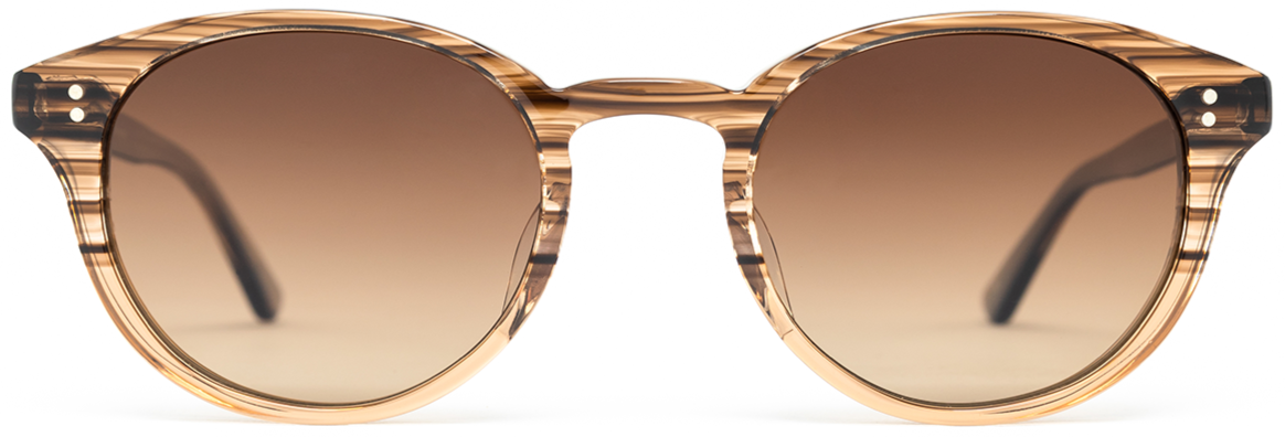Alexander Daas - SALT Optics Spencer 48 Sunglasses - Brownstone &amp; Brown Gradient - Front View