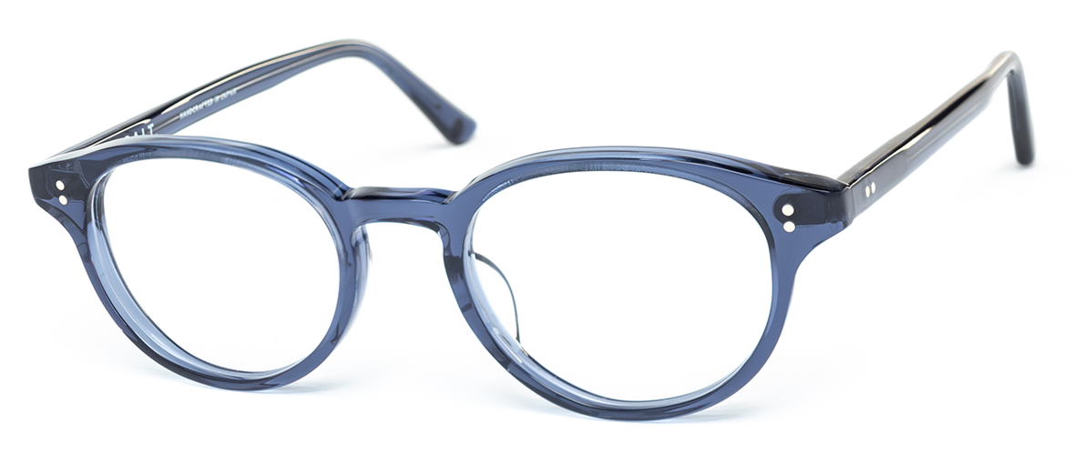 Alexander Daas - SALT Optics Spencer Eyeglasses - Indigo Blue - Side View