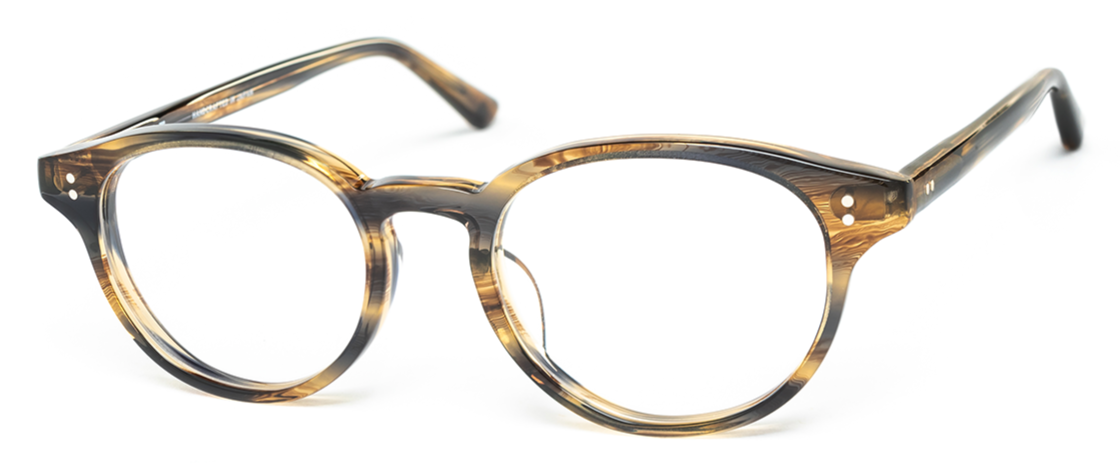 Alexander Daas - SALT Optics Spencer Eyeglasses - Tortoise Grey - Side View