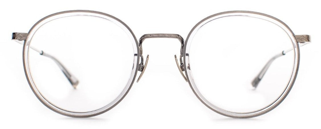 Alexander Daas - SALT Optics Theodore Eyeglasses - Smokey Grey - Front View