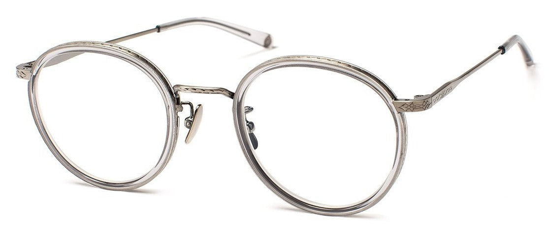 Alexander Daas - SALT Optics Theodore Eyeglasses - Smokey Grey - Side View