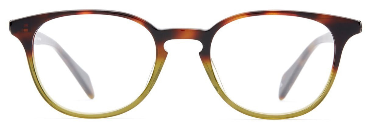 Alexander Daas - SALT Optics Tiffany Eyeglasses - Earth Green - Front View