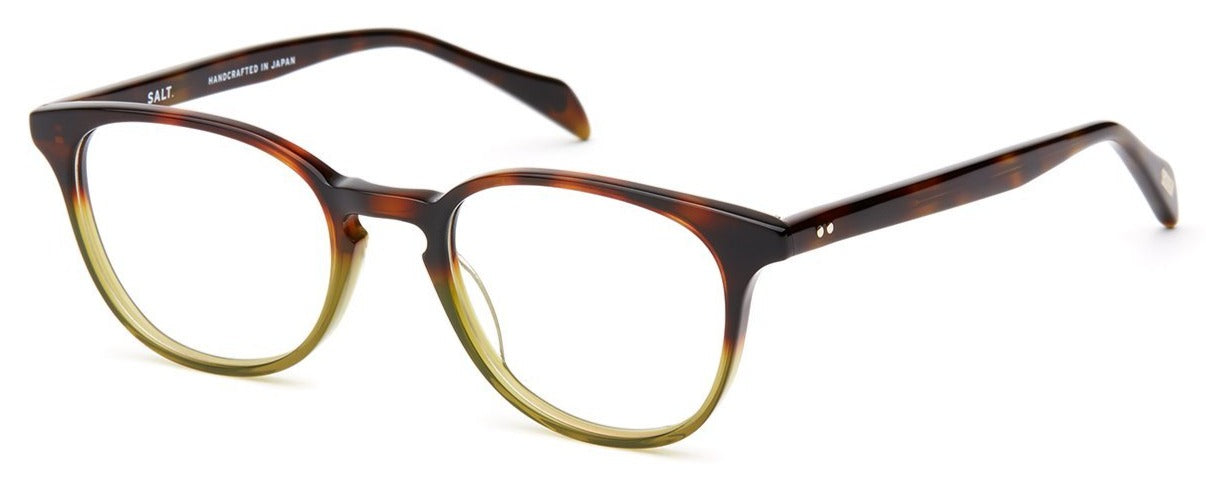 Alexander Daas - SALT Optics Tiffany Eyeglasses - Earth Green - Side View