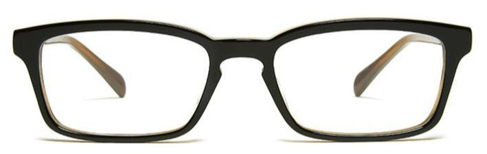 Alexander Daas - SALT Optics Townsend Eyeglasses - Black Coffee - Front View