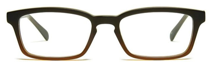 Alexander Daas - SALT Optics Townsend Eyeglasses - Matte Tobacco & Brown - Front View