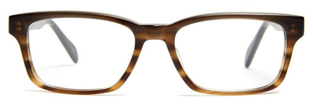 Alexander Daas - SALT Optics Walter Eyeglasses - Matte Ash Brown - Front View