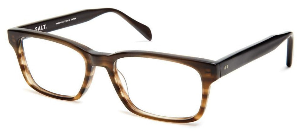 Alexander Daas - SALT Optics Walter Eyeglasses - Matte Ash Brown - Side View