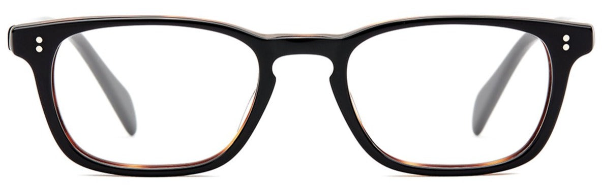 Alexander Daas - SALT Optics Zissou Eyeglasses - Black Oak - Front View