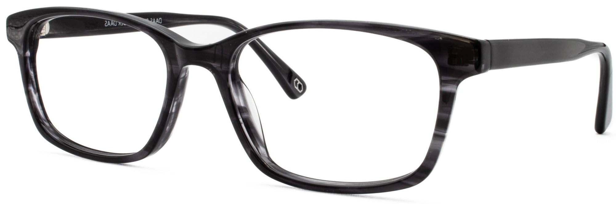 Alexander Daas - Sam Eyeglasses - Black Stripe - Side View