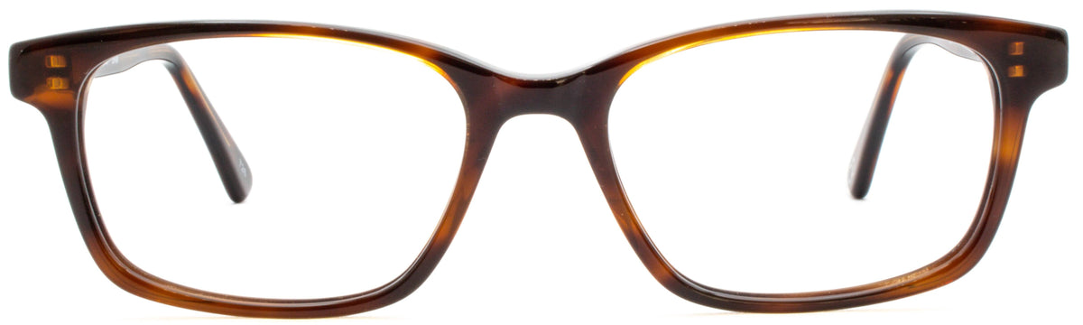 Alexander Daas - Sam Eyeglasses - Brown Stripe - Front View