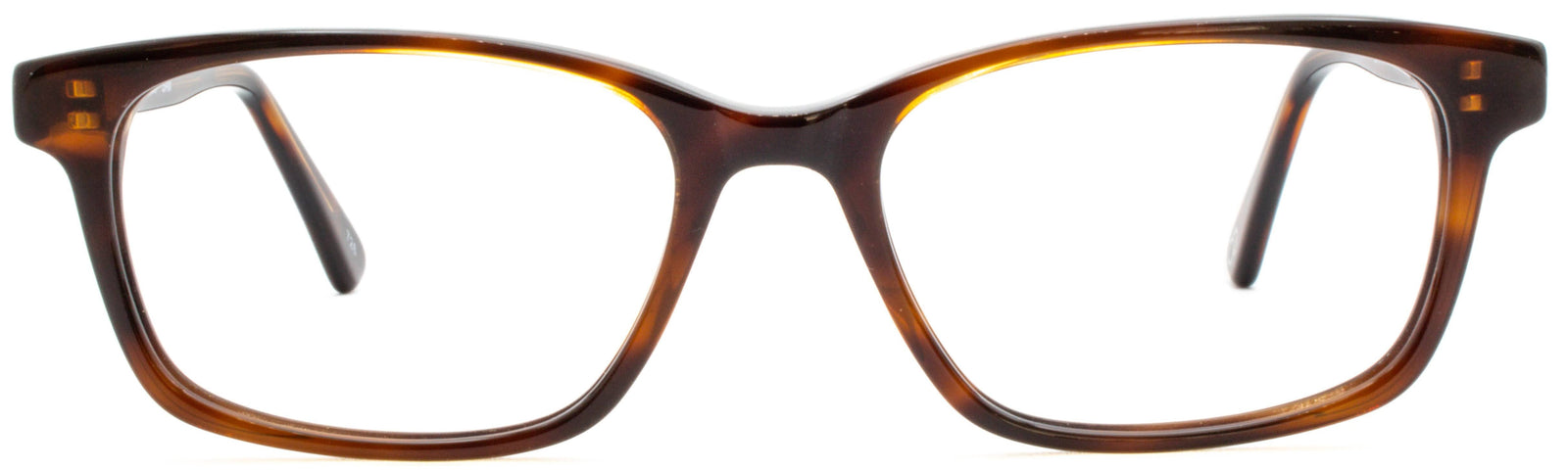 Alexander Daas - Sam Eyeglasses - Brown Stripe - Front View