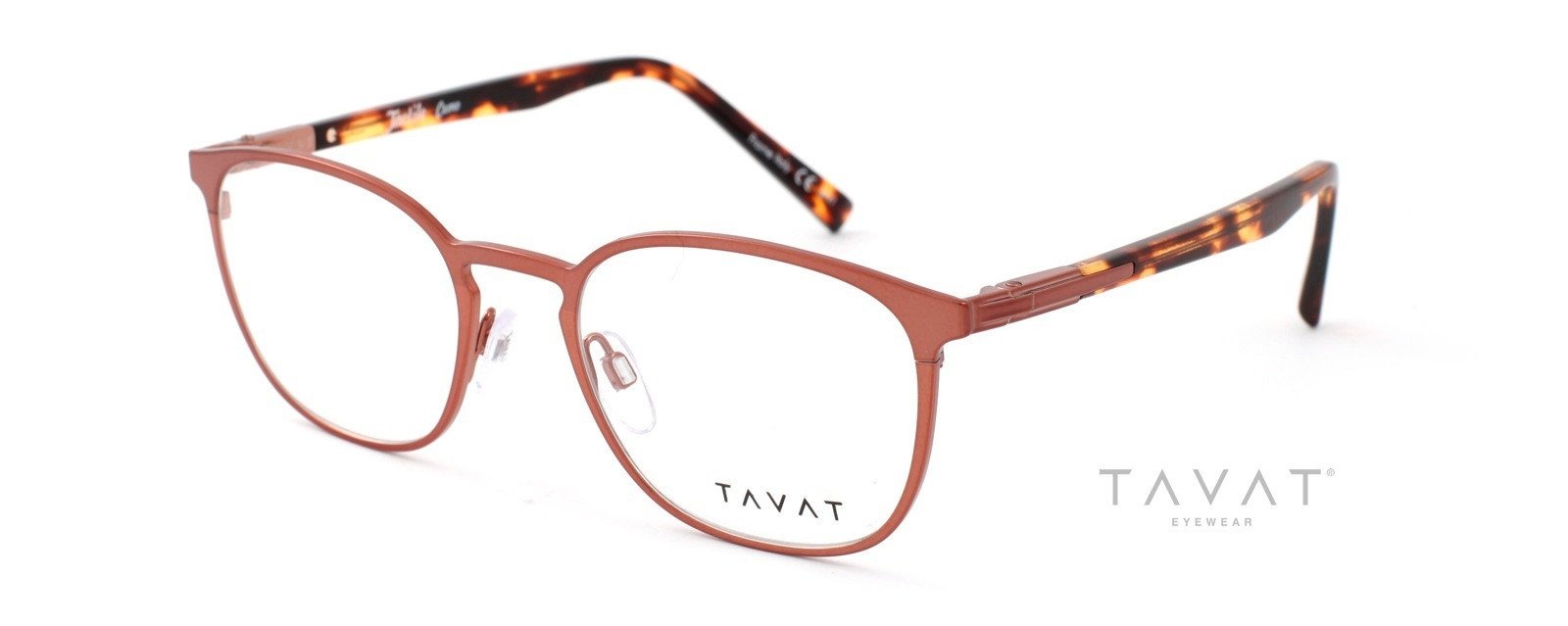 Alexander Daas - Tavat Como TT415 Eyeglasses - Gold & Orange - Side View