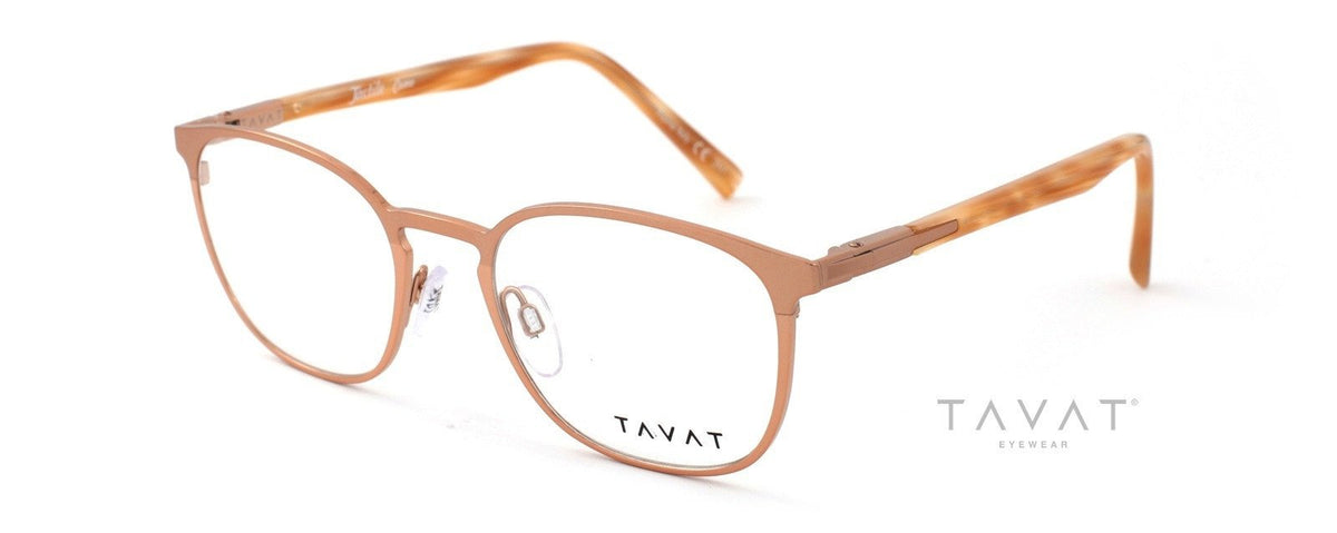 Alexander Daas - Tavat Como TT415 Eyeglasses - Red & Brown - Side View